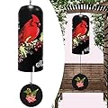 Cardinal Wind Chimes for Outside Deep Tone Cardinal Decor Wind Bell Windchimes Outdoors Memorial Sympathy Cardinal Gifts for Women Mom 28inch Serenity Wind Bell Garden Home Decor