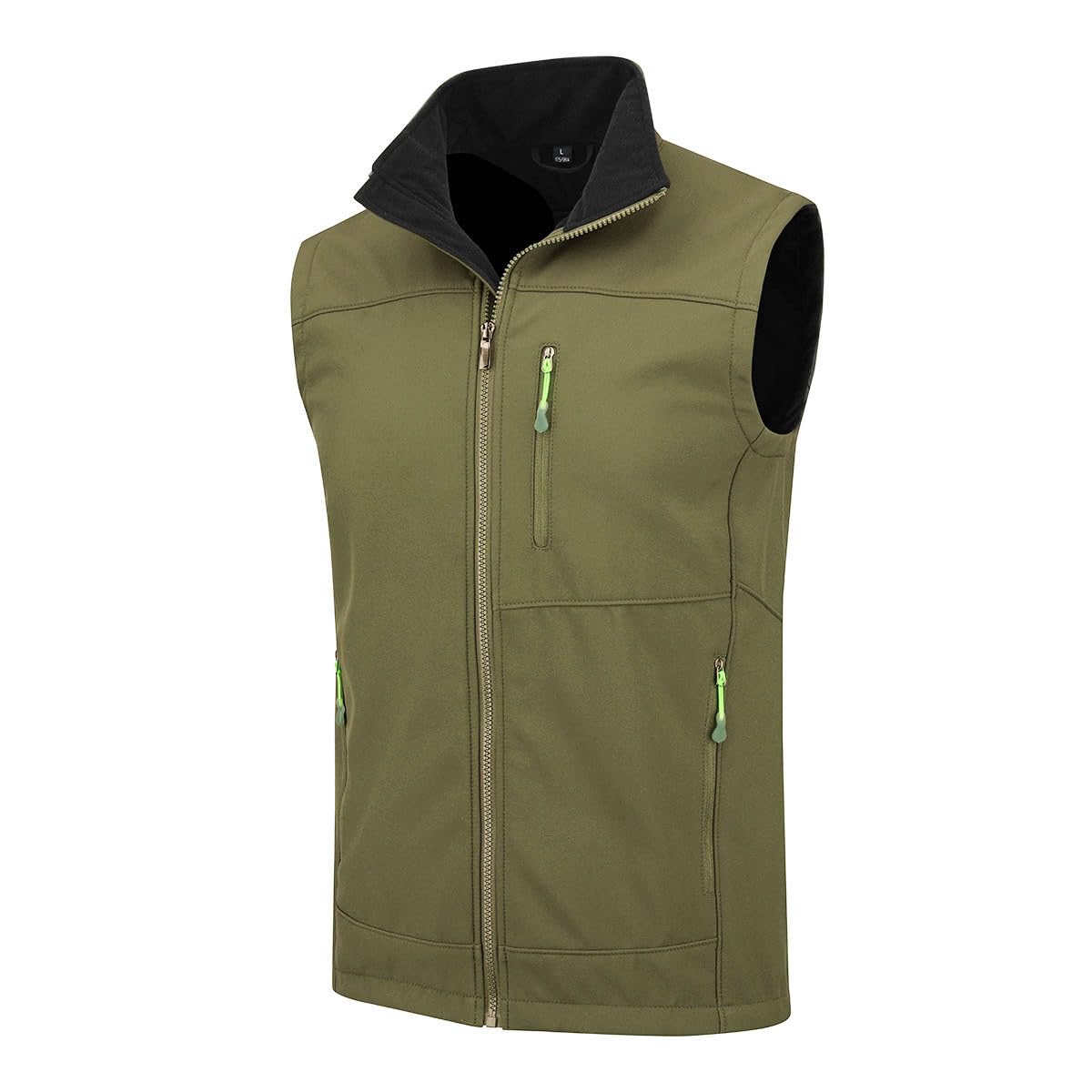 YOUTHUP Gilet da Ciclismo da Uomo Riflettente Leggero Antivento Gilet Bicicletta Sport Senza Maniche Giacca