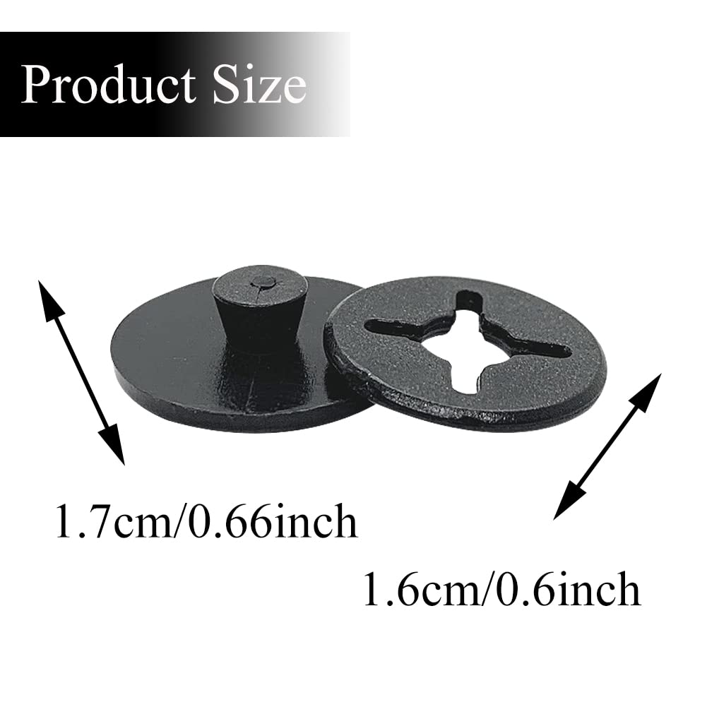 YYMSEN 50 Pcs Running Bib Clip Race Number Bib Clip Button Number Buckle Fastener Holder for Runners Marathon, Skating, Track and Field