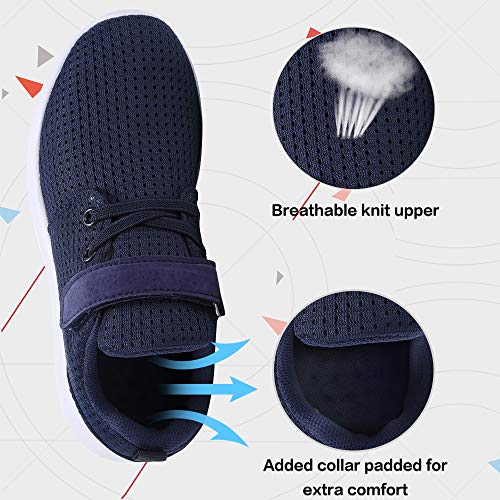 TOEDNNQI Boys Girls Sneakers Kids Lightweight Breathable Strap Athletic Running Shoes for Toddler/Little Kid/Big Kid2