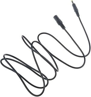 J-ZMQER 5ft DC Power Extension 2.5mm X 5.5mm Cord/Cable CCTV Extender Male to Female