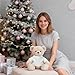 4 PCS Stuffed Bear Basic T Shirt Clothes, White Stuffed Animal Clothes Classic Crew Neck Stuffed T Shirt for DIY Stuffed Animals Accessory Clothe (for 10-12 Inch)