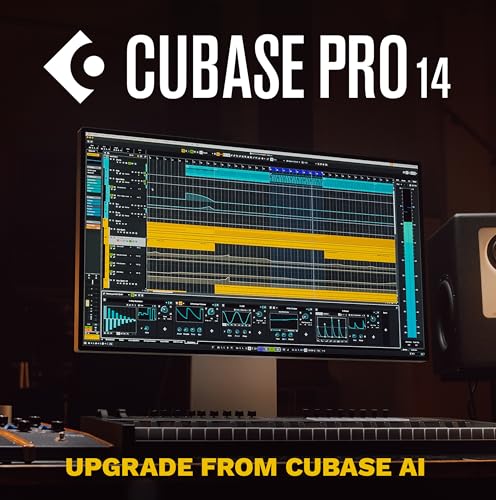 Steinberg Cubase Pro 14 Mise à niveau pour Cubase AI 12-AI 14, séquenceur audio MIDI pour les...