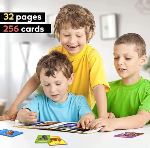 Trading Card Binder 4-Pocket, 256 Pockets TCG Book Collection Card Protection Folder, Card Sleeve for MTG Baseball Football Cards, Card Album Sleeves