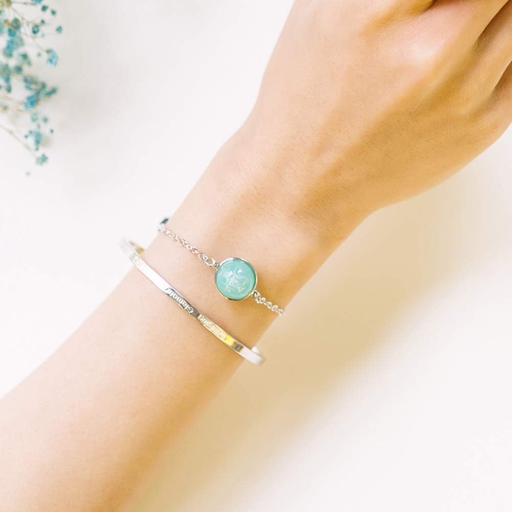 Bracelet Bangle Charms Perfume Essential Oil Diffuser for Women Girl