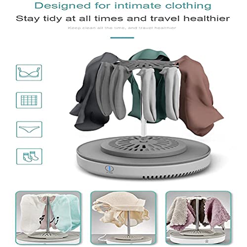 Secador de Roupas Portátil Mini Secador Elétrico para Roupas Dobráveis ​​Secador de Roupas para Apar
