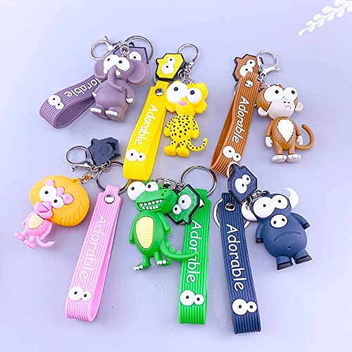 Image of Cute Cartoon BTS Keychain for Girls and Boys - Gift for Army and Kpop Lovers - Bag, Luggage Keyrings, Albums Keys Gifts