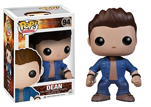 Pop Supernatural - Dean Winchester Funko Vinyl Figure (Bundled With Compatible Box Protector Case), Multicolored, 3.75 Inches #TOP1