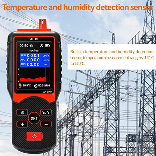 Contador Geiger Multifuncional | Detector Radioativo Multifuncional Medidor de Raio X Com Display LE