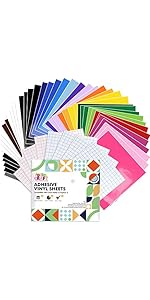 UCEC 52 Pack Removable Vinyl Sheets Compatible With Cricut Maker 3/Explore 3 Hole Punch, Hole Puncher Single, Handheld Paper Hole Punch