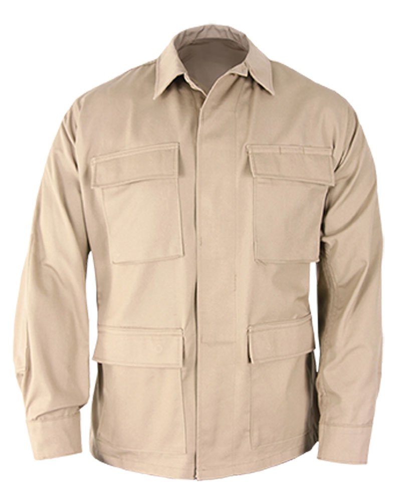 Propper Men's Uniform Ripstop BDU Coat M Tall Khaki