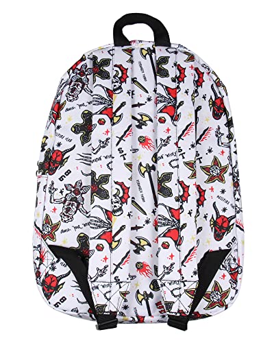 Bioworld Stranger Things Backpack Hellfire Club Allover Print Laptop School Travel Backpack4