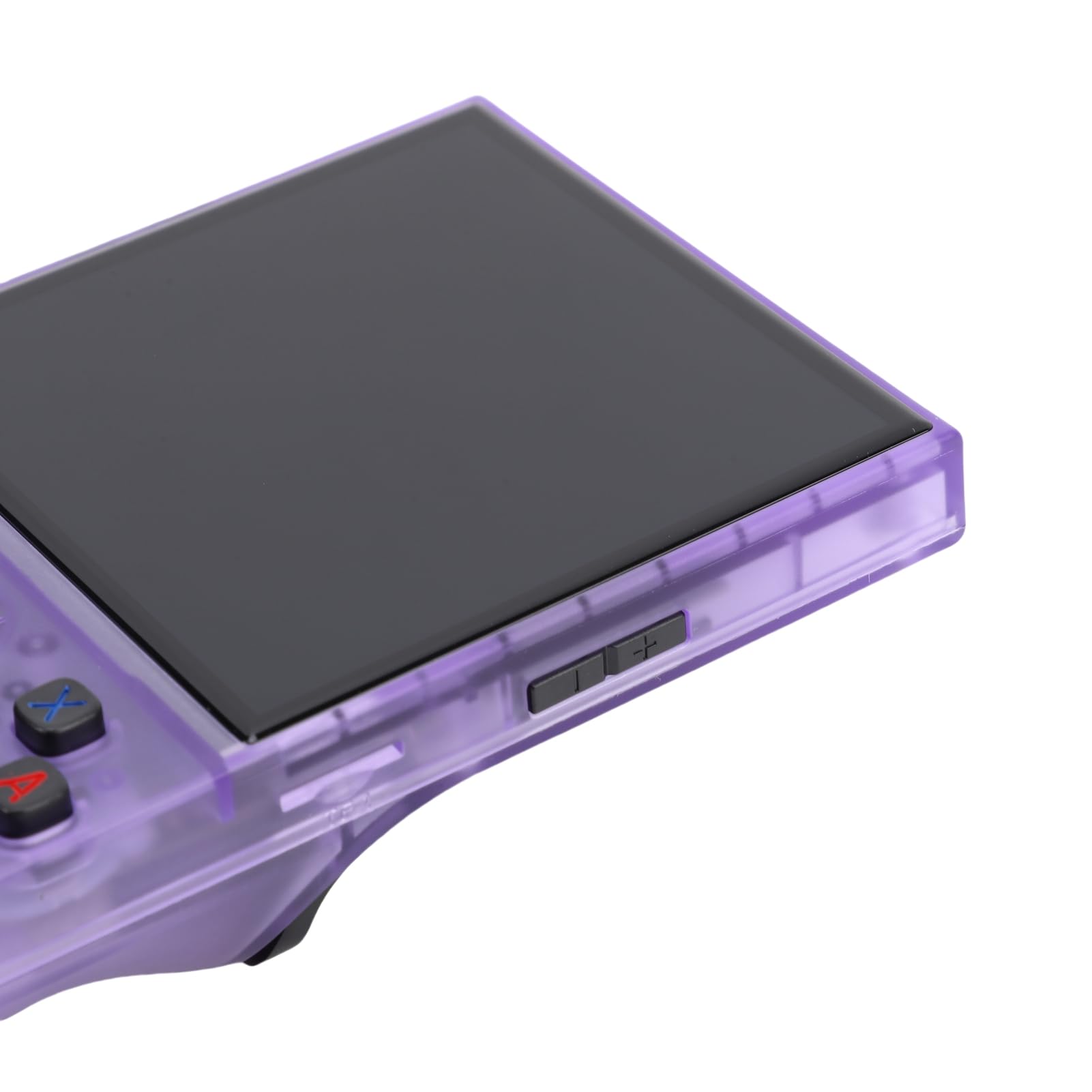 AMONIDA Console da Gioco retrò con Oltre 60 Emulatori per il Massimo Divertimento di Gioco, Design Portatile con Schermo da 4 Pollici (viola trasparente)