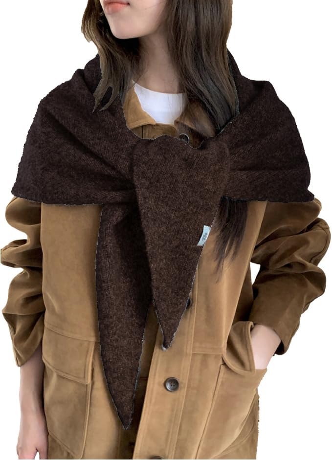 Pashmina Shawl Wraps Women Wool Shawls and Wraps Thicken Shawl Scarf Triangle Cardigan Cape Sweater Shoulder Top Fall Winter