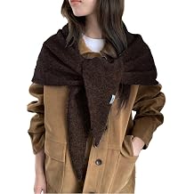 Winter Shawl Wraps Women Cute Shawls and Wraps Thicken Shawl Scarf Triangle Cardigan Cape Sweater Shoulder Top Fall Winter