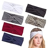 【Weiches Material】 Klassisches Damen-Stirnband aus Polyester, atmungsaktiv, kann den Kopf trocken halten und den Schweiß vor dem Tropfen der Augen und der Stirn verhindern.
