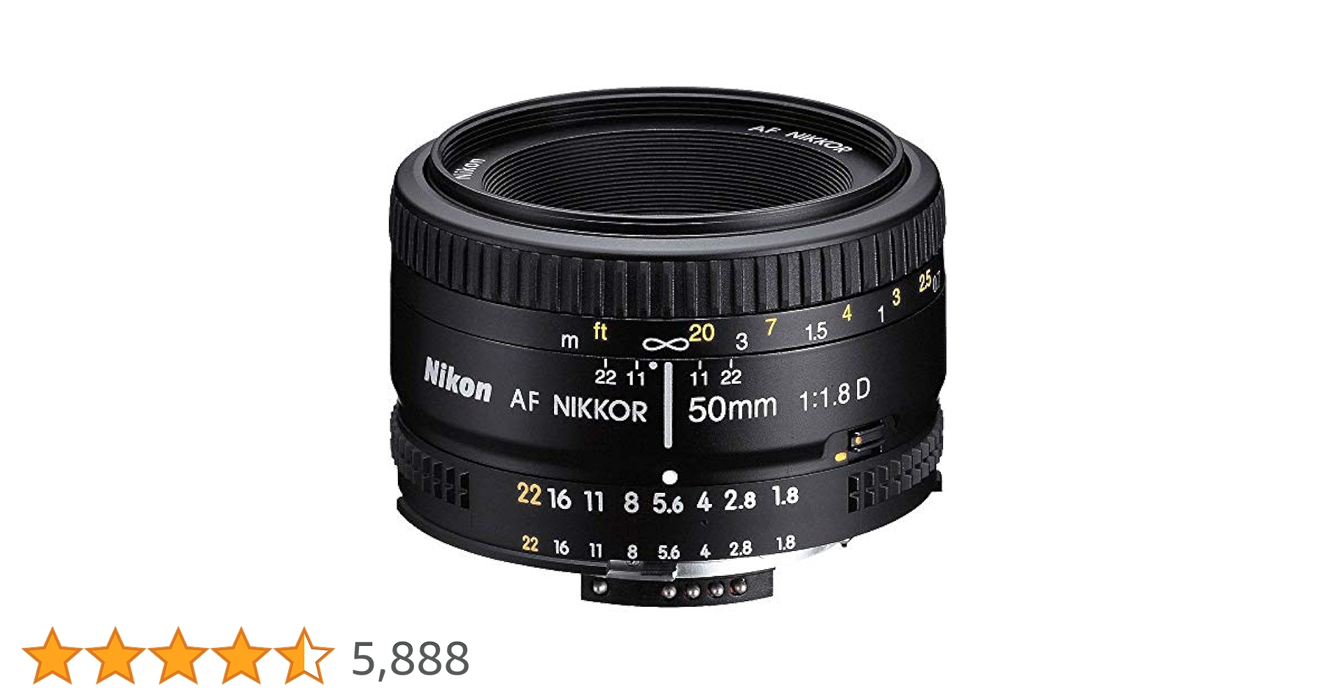 Amazon.co.jp: Nikon 単焦点レンズ Ai AF Nikkor 50mm F1.8D