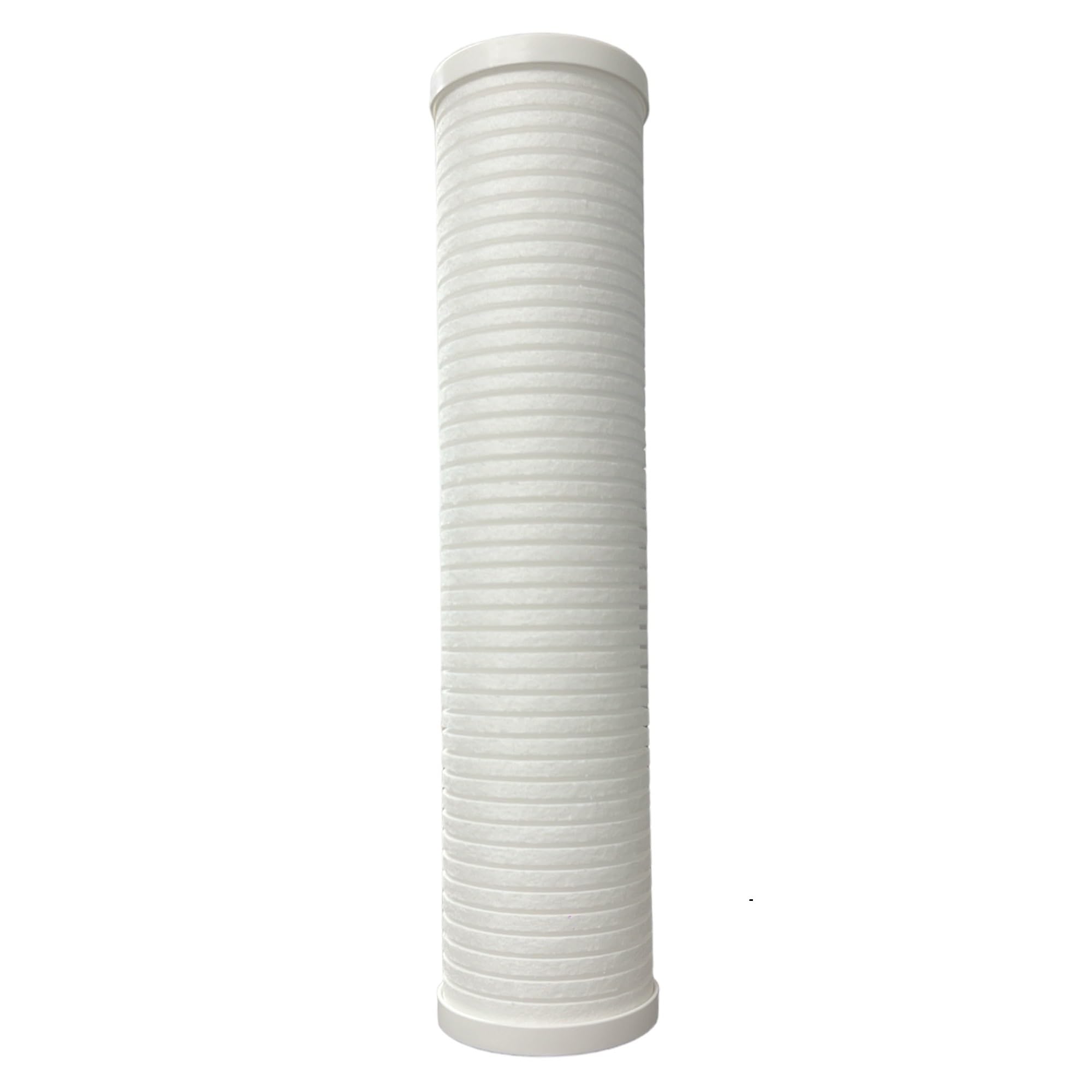 20" x 4.5" Grooved 5 Micron Sediment Scale Removal Filter with Phosphate
