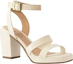 Sandália Feminina Salto Médio Grosso Tratorada Meia Pata