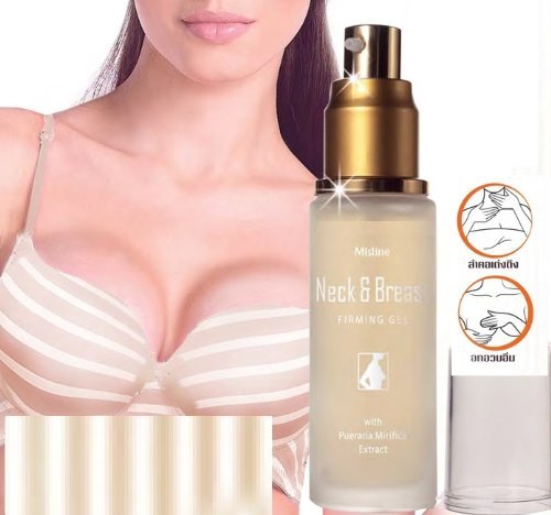 Mistine Neck & Breast Herbal Pueraria Mirifica Firming Lifting & Tightening Gel 30 ML. (Pack of 2)