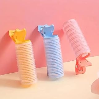 Mix three colors 2 in 1 Bangs Hair Rollers with Clip Hair Styling Clips Set,Volumizing Clips Root Lifting,Portable Bangs Curler DIY Volume Clip for Fluffy Hairstyles(2 PCS)