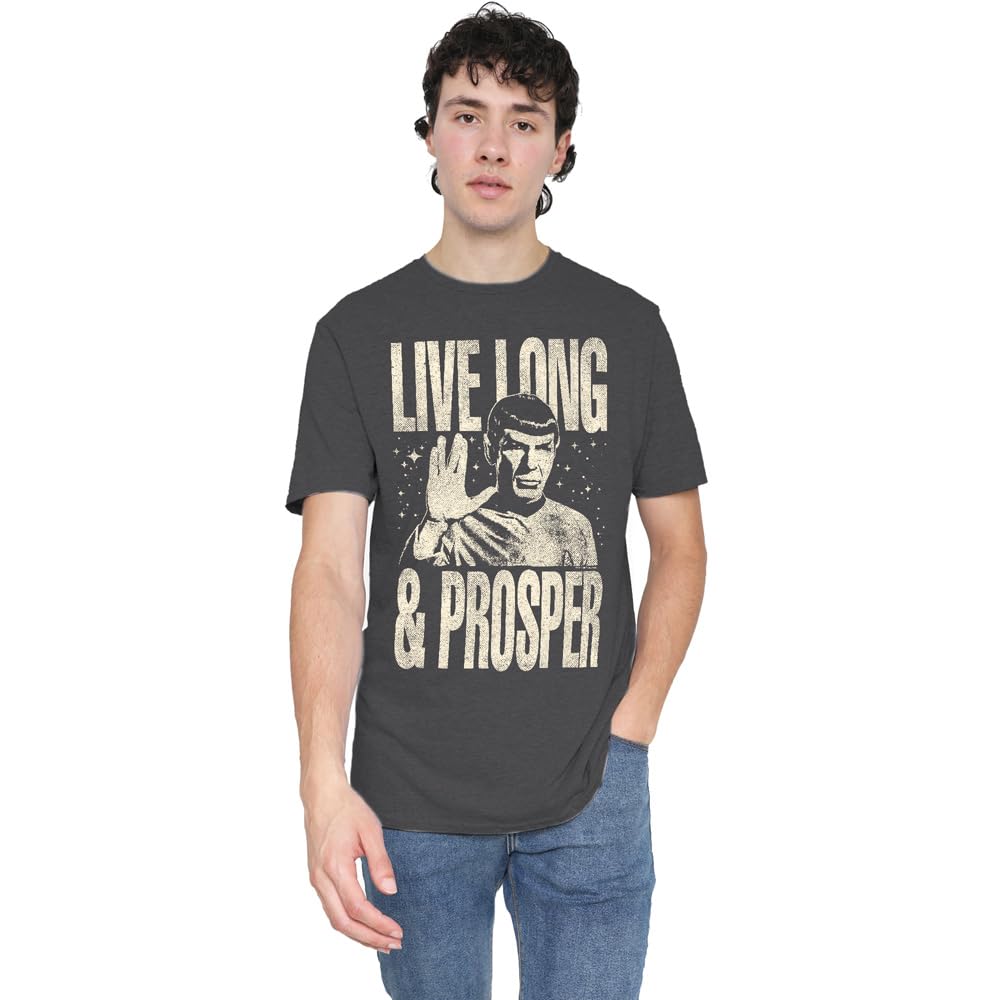 Star Trek Prosper Unisex T Shirt, Charcoal, XXX-Large
