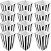 NOLITOY Paper Popcorn Cups 36Pcs Popcorn Boxes Striped Paper Popcorn Buckets Popcorn Cups Popcorn Containers Popcorn Bags Popcorn Tubs for Christmas Halloween Movie Nights