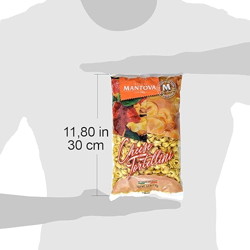 Miniatura 5 de Mantova Cheese Tortellini - Auténtica pasta italiana hecha con queso real, perfecta para sopas, ensaladas y platos principales, 2.2 libras (paquete