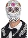 Smiffys Men's Mexican Day of the Dead Mask, Skull Mask, White, One Size, 45218
