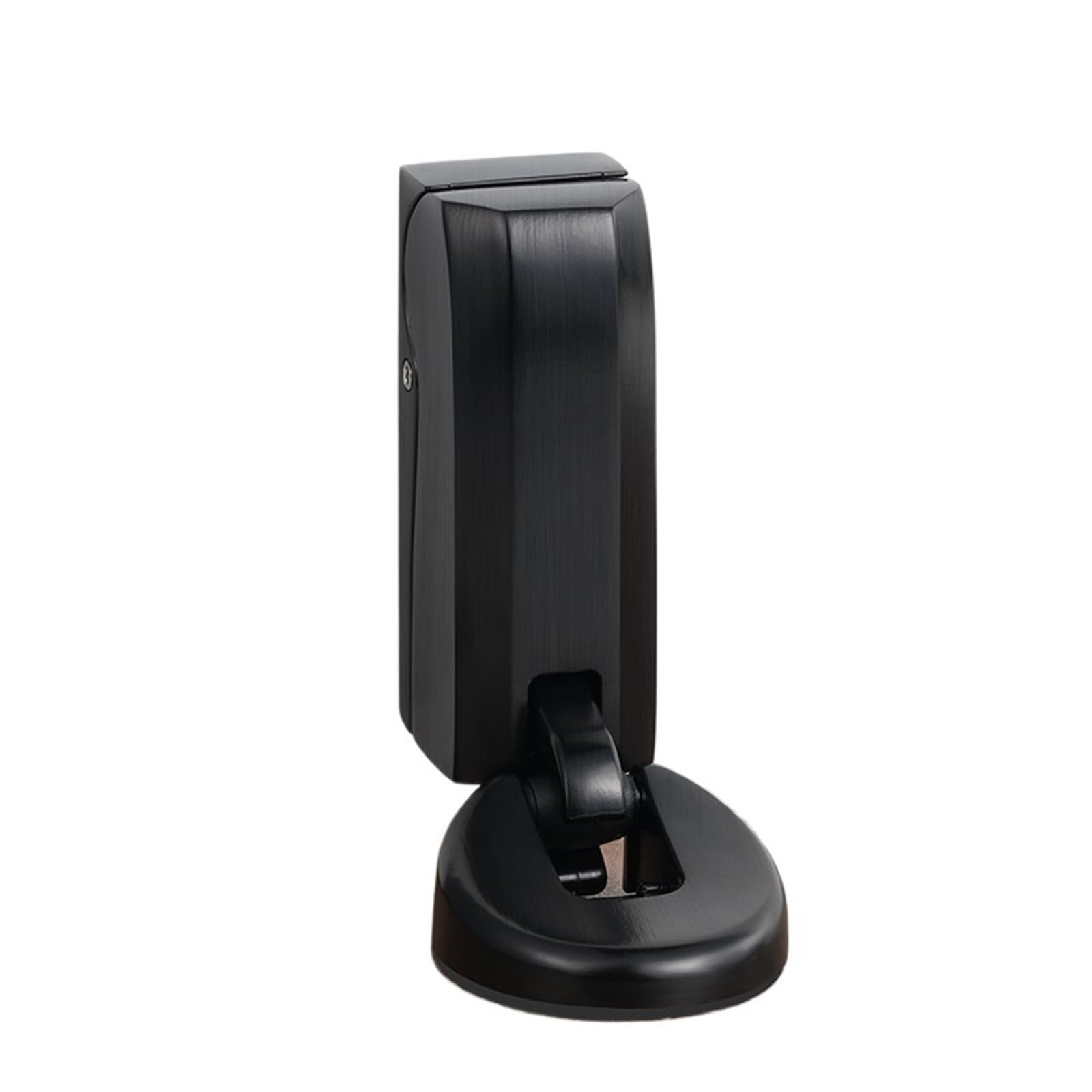 1pcs Hydraulic Damping Door Stop Silent Mechanical Powerful Door Stopper Anti-Collision Device(Black)