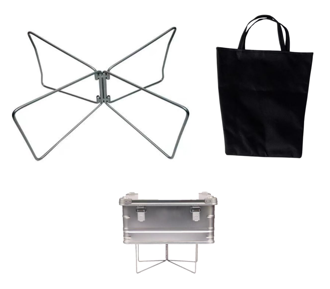 クーラーボックススタンド　マルチスタンド　６個 Amazon | 収納スペース付き！クーラーボックスウッドスタンド 底