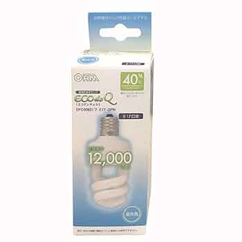 オーム電機 電球型蛍光灯 「エコデンキュウ」 A形 E17／40W相当 電球色 ＥＦＡ１０ＥＬ７−Ｅ１７ oyj0otl Amazon | オーム電機 電球形蛍光灯 エコデンキュウ A形 E17 40形