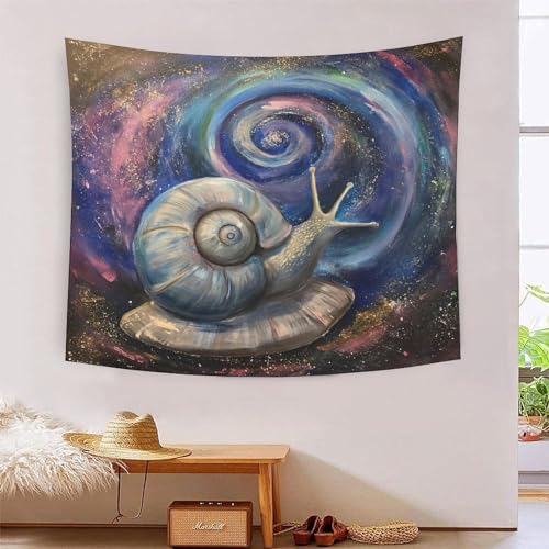 Tapisserie murale escargot 3D pour créer un coin lecture cosy au salon