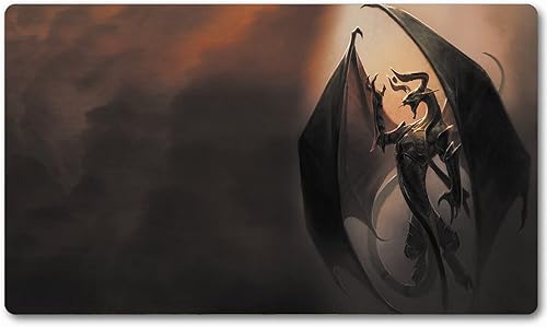 Miniatura 1 de Tapete de juego MTG de mesa tamaño 23.6 x 13.8in, tapete de juego para TCG CCG