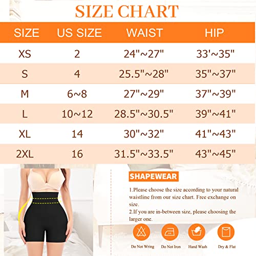 Derca Butt Lifter Panties Padded Underwear For Women Seamless Booty Pads Hip Enhancer Panty (#2 Black (Tummy Control),Large) #TOP5