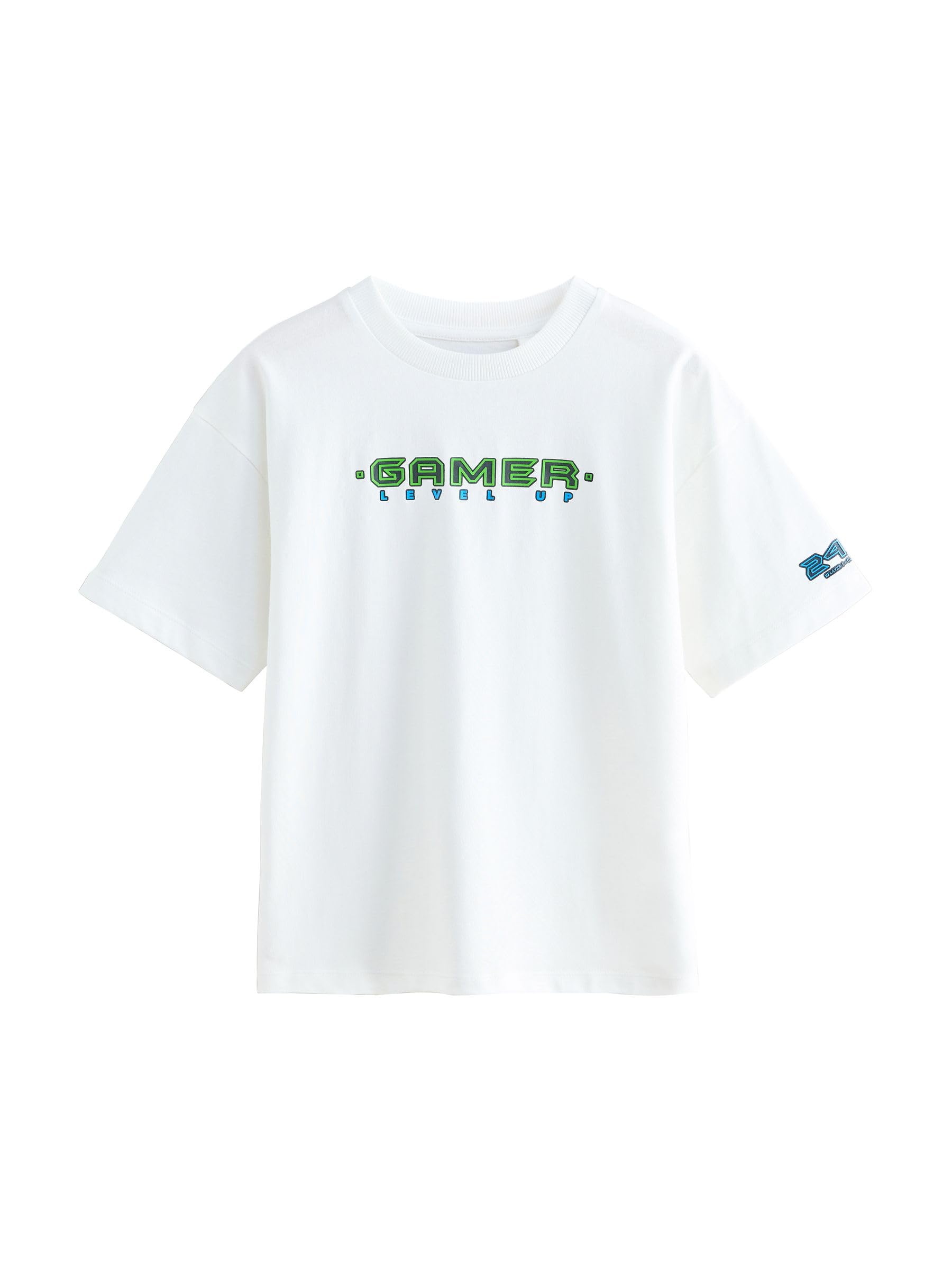 NEXT Ragazzo Confezione da 3 t-Shirt comode a Maniche Corte con Stampa