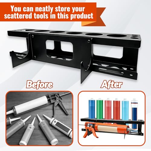 Support de rangement pour tube en silicone colle mastic et accessoires