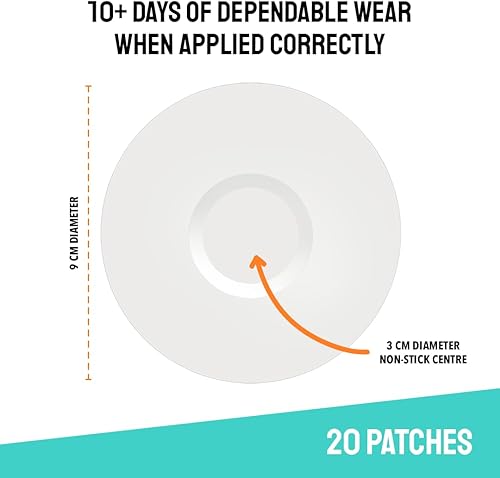 Miniatura 9 de TYPE STRONG Freestyle Libre 2 fundas para sensores, parches adhesivos para Freestyle Libre 3, Dexcom G7, Medtronic y sensores Guardian. Para pieles