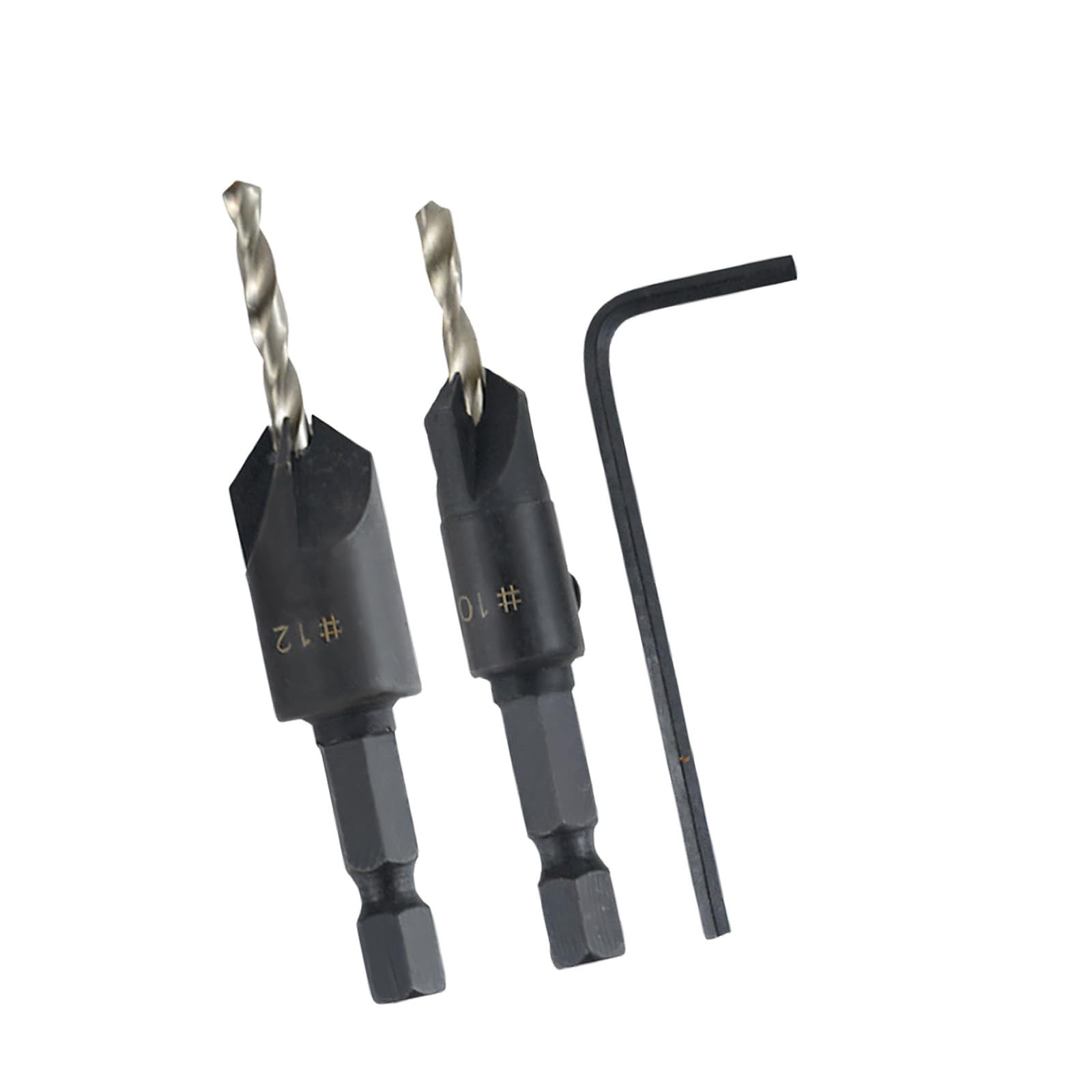 Hexagonal Shank Woodworking Countersunk Drill Bit 2 in 1 Limit Hole Opener Countersunk Drill Bit Woodworking Drilling Tools