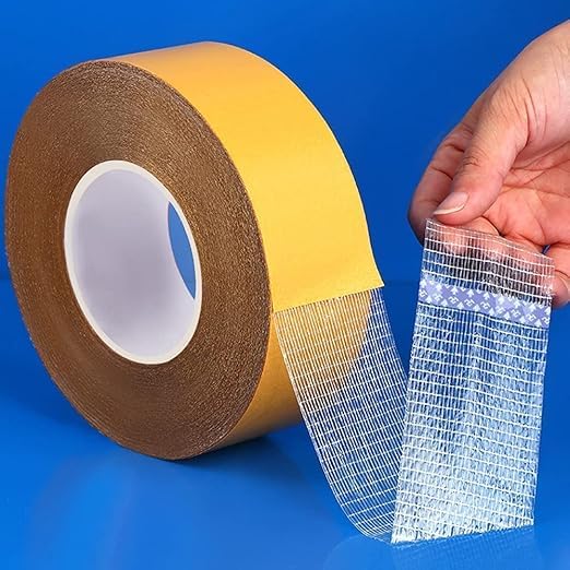 Double Sided Carpet Tape 3CM x 20M | Super Strong Non-Slip Mesh Adhesive Tape for Carpets, Rugs, Mats, Hardwood Floors, Wall Hanging, DIY & Home Decoration | Waterproof & Residue-Free-image-45