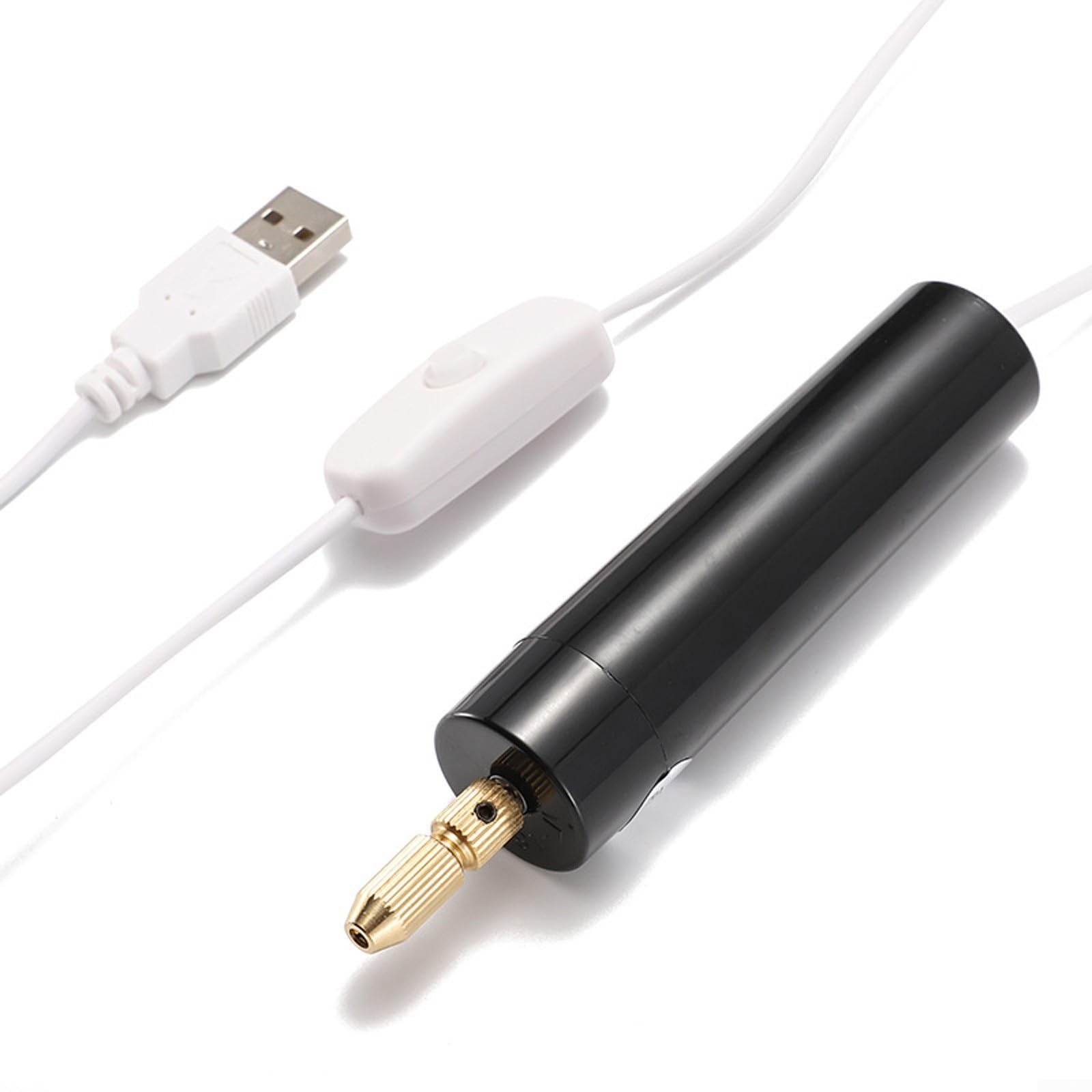 Piccolo trapano elettrico USB Rotary Tool Set Hand Engraver Pen, accessori per circuiti stampati in carta perlata acrilica intaglio macinazione lucidatura