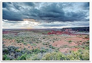 Painted Desert - Petrified Forest National Park, Arizona - Capturing America - 36x24 Matte Poster Print Wall Art