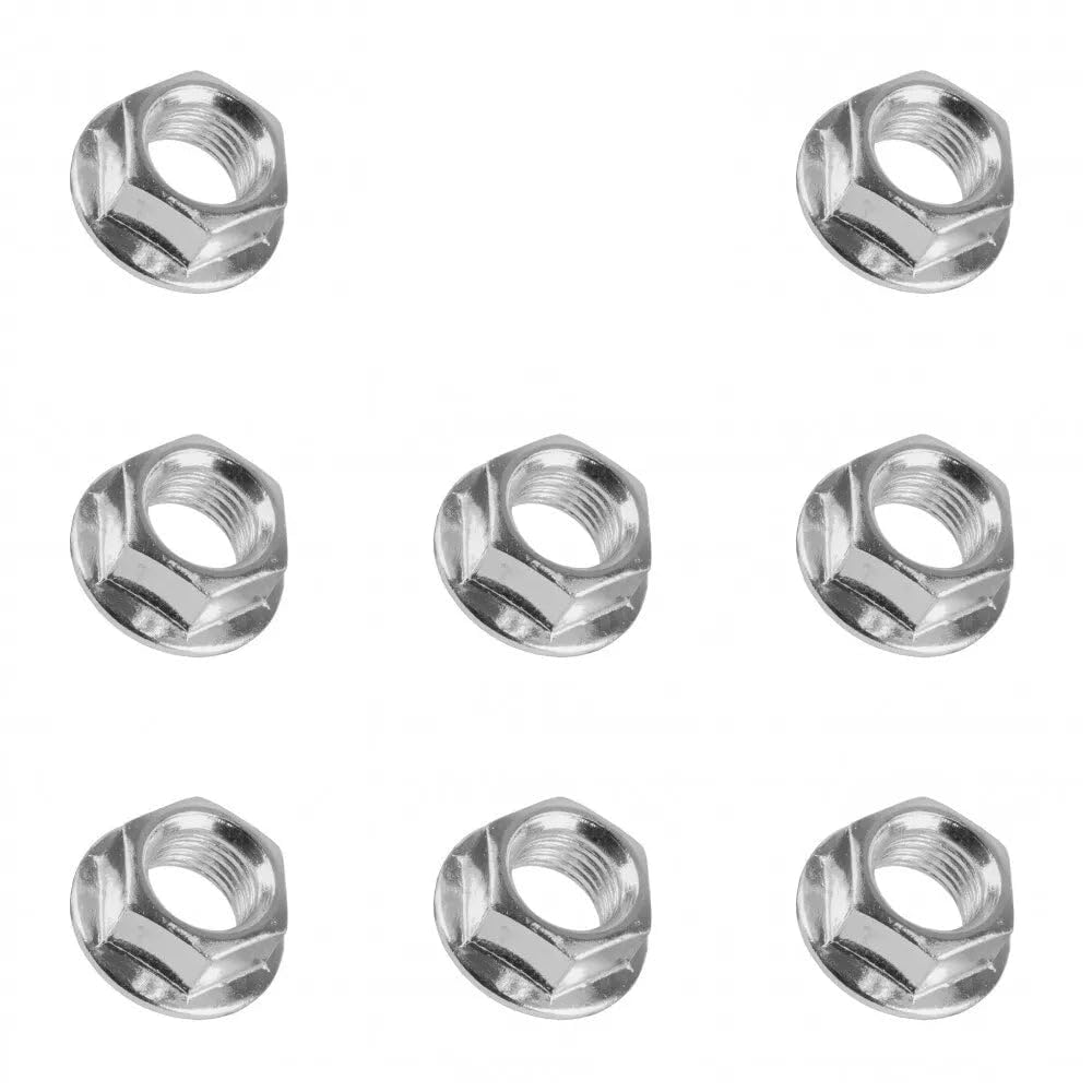 (8) Wheel Flange Nut 3/8"-24 for Polaris 2006-2009 Ranger 700, 2010-2017 800 ATV
