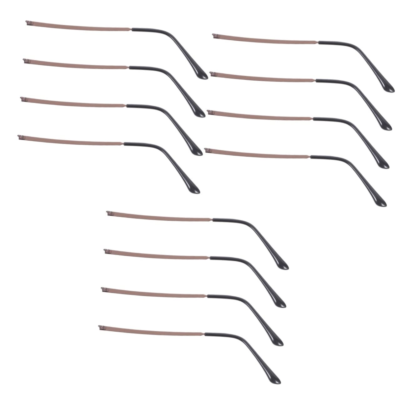 PLAFOPE 6paare Brillenbügel Austauschbare Brillenarme Für Sonnenbrillen Und Brillen Ergonomisches Design Komfortabel Und Stilvoll Für Täglichen Gebrauch