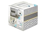 Indecor Home Bath in a Box 18-Piece Bathroom Set, Geometric, Black White