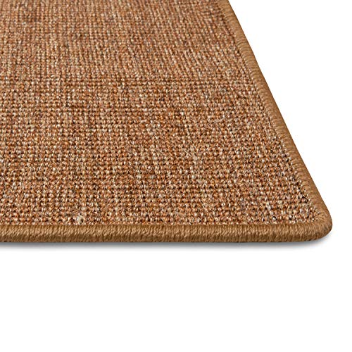LSAIFATER Kratzmatte für Katzen, natürliche Sisalmatte, schützt Teppiche und Sofas (60x40cm, Braun) - 3