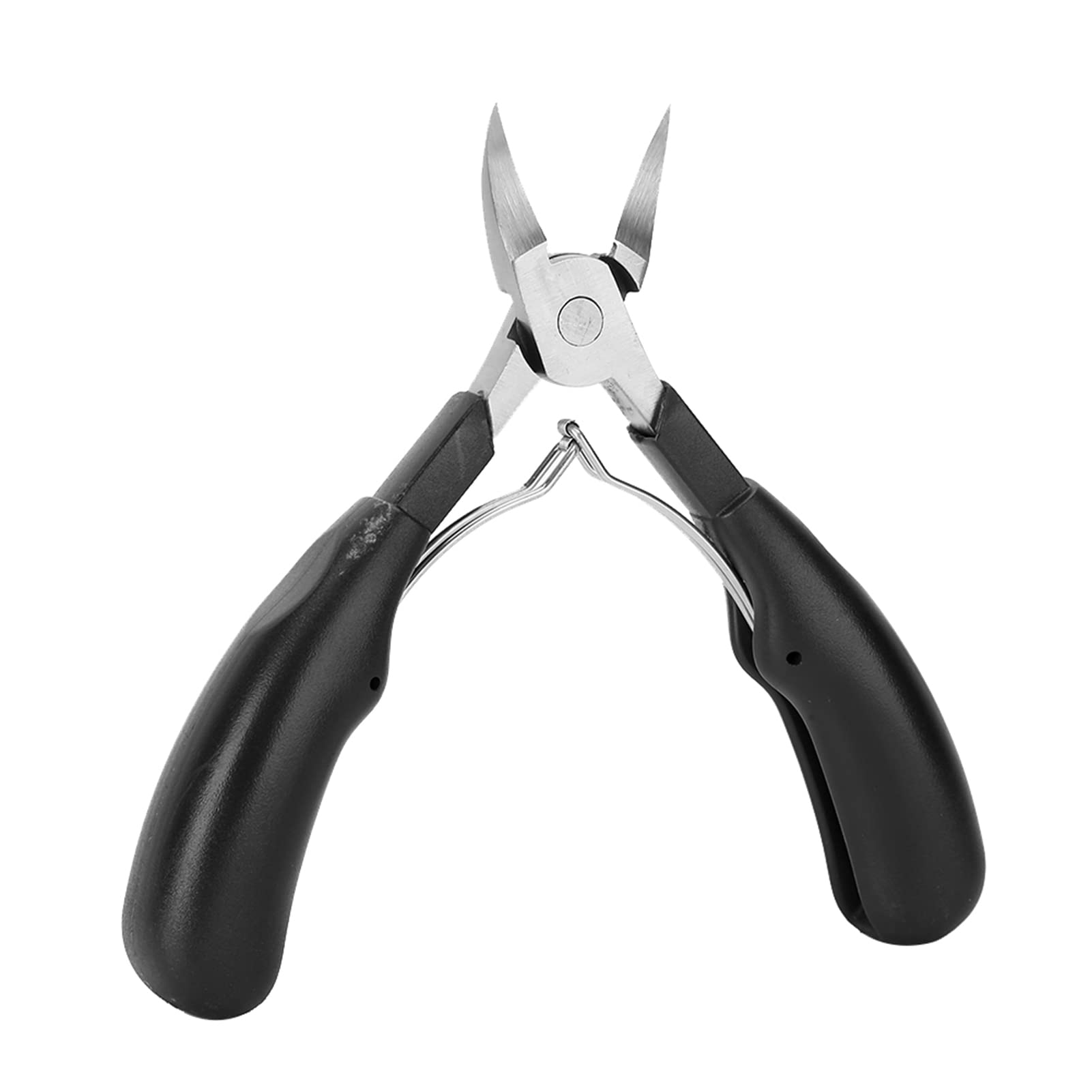 Pinza per Cuticole Professionale in Acciaio Inossidabile per Unghie Incarnite con Manico Ergonomico (BLACK)