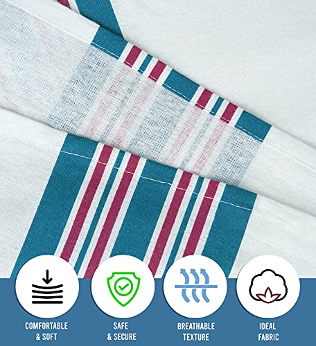 Image of Baby Receiving Blankets, 100% Cotton Flannel Receiving Blanket, Perfect for swaddling & Wrapping, Ultra-Soft Hospital Blankets, Size 30 x 40 inch (6)