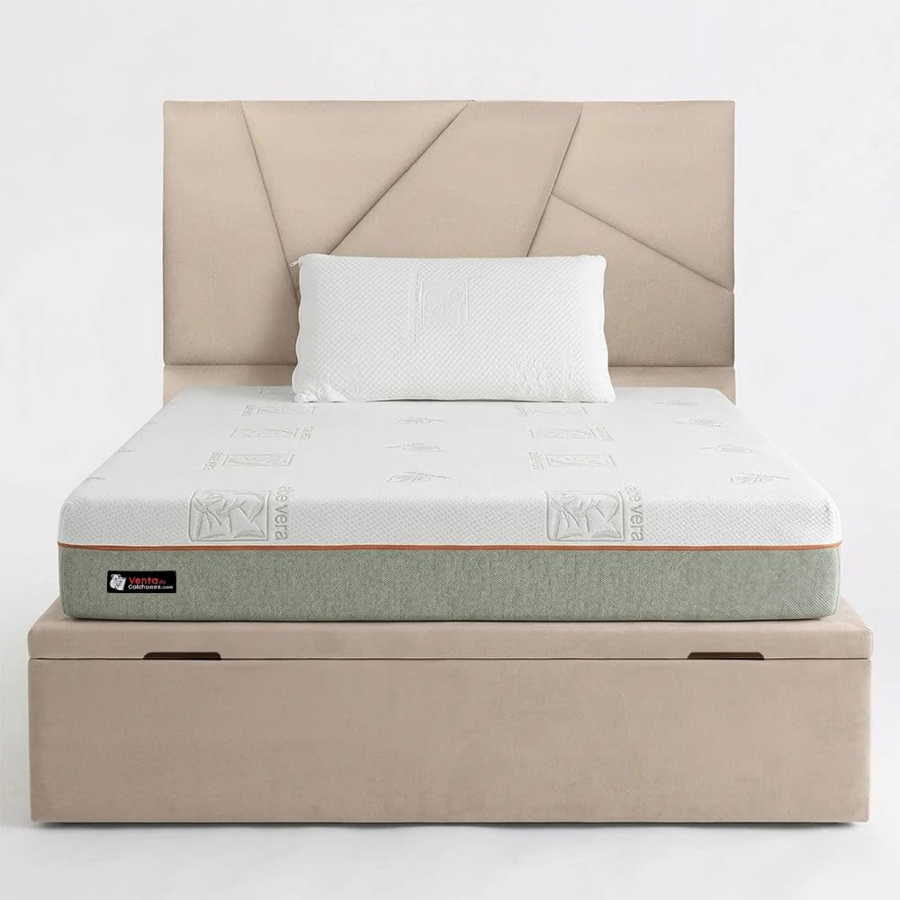 Ventadecolchones - Colchón Viscoelástico Visco 8 Air Antiescaras - 135 x 190 cm - para Cama Articulada