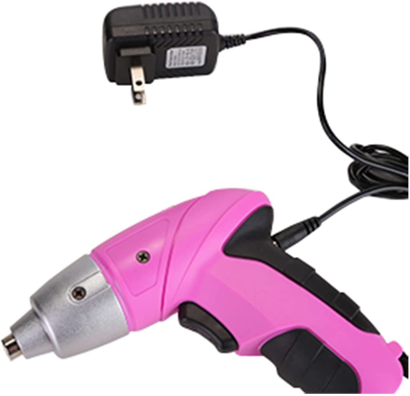 DEKO Malette Outils Rose 98 Pièces Avec Visseuse Électrique Sans Fil 3.6v, Caisse a Outil Complete de Réparation Maison, Bureau et Atelier, Quincaillerie et Kit de Bricolage